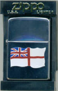 Genuine Zippo Lighter - White Ensign